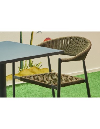 Silla Senda Grafito / Cuerda