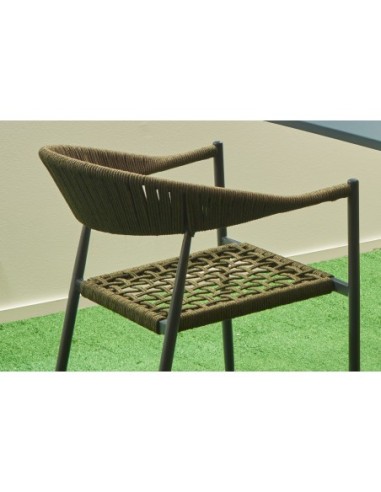 Silla Senda Grafito / Cuerda