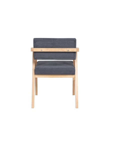 Silla Udine Gris / Madera Color Natural