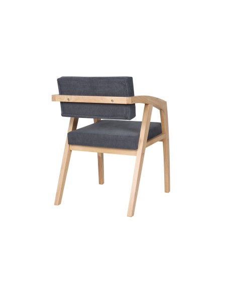 Silla Udine Gris / Madera Color Natural