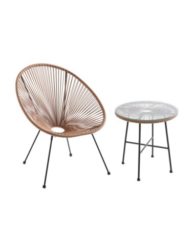 Sillón Acapulco Marron D - 80 Cm