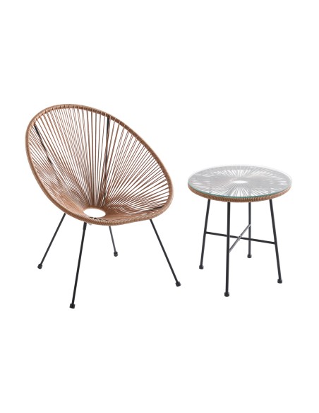 Sillón Acapulco Marron D - 80 Cm