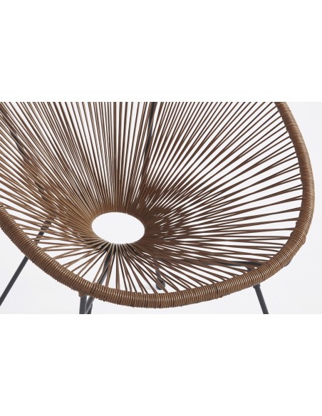 Sillón Acapulco Marron D - 80 Cm