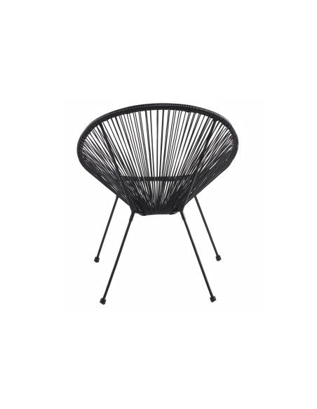Sillón Acapulco Negro D - 80 Cm