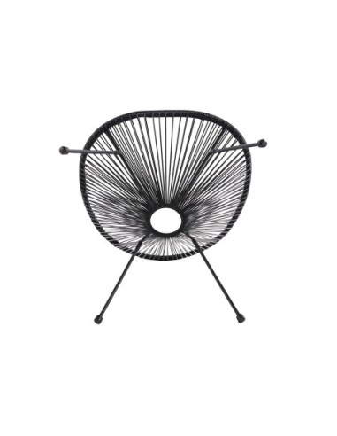 Sillón Acapulco Negro D - 80 Cm