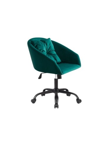 Sillón Giratorio Cushion Velvet Verde