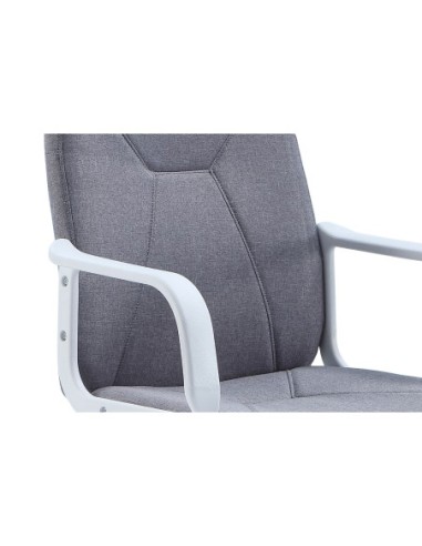 Sillon Giratorio Genesis Tejido Gris...