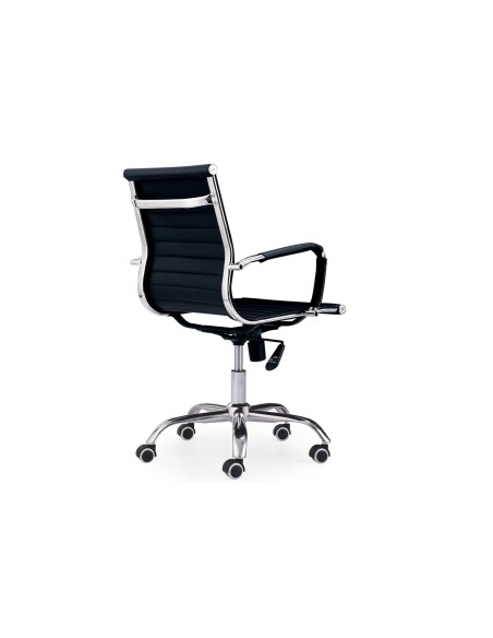 Sillón Giratorio Lucy SíMil Piel Negro