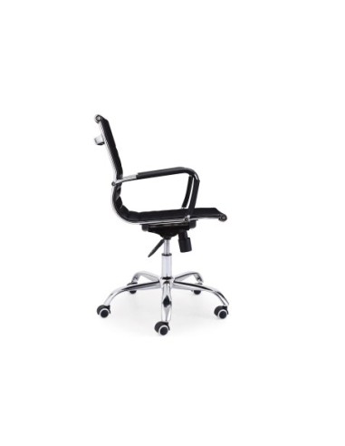 Sillón Giratorio Lucy SíMil Piel Negro