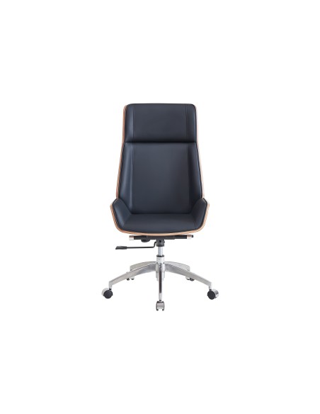 Sillon Giratorio Ulrich Simil Piel Negro