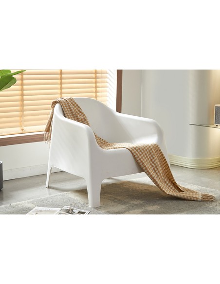 Sillón Jardín Pool Pp Blanco