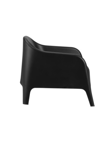 Sillón Jardín Pool Pp Negro