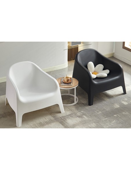 Sillón Jardín Pool Pp Negro