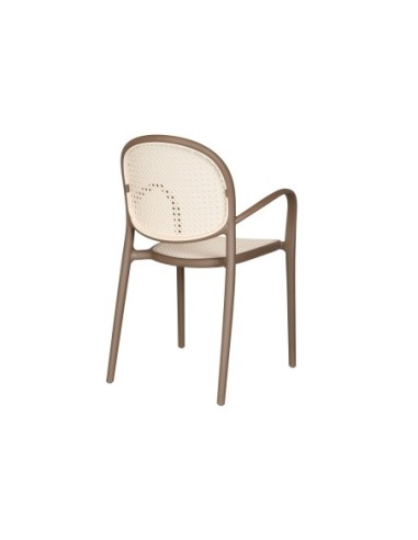 Sillon Masia Polipropileno Topo / Rattan