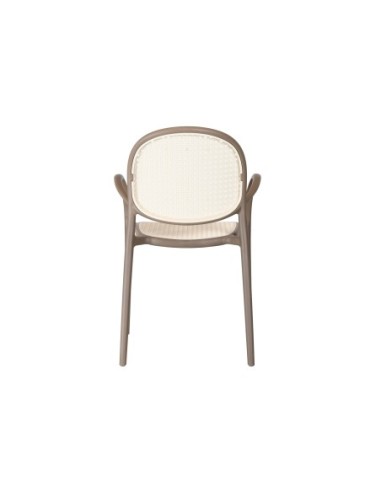 Sillon Masia Polipropileno Topo / Rattan
