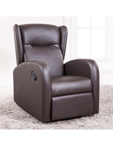 Sillón Relax AutomáTico Home SíMil Piel Chocolate