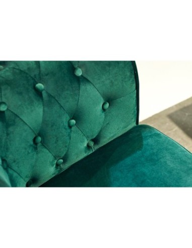 Sofá Chesterfield 3 Plazas Velvet Verde