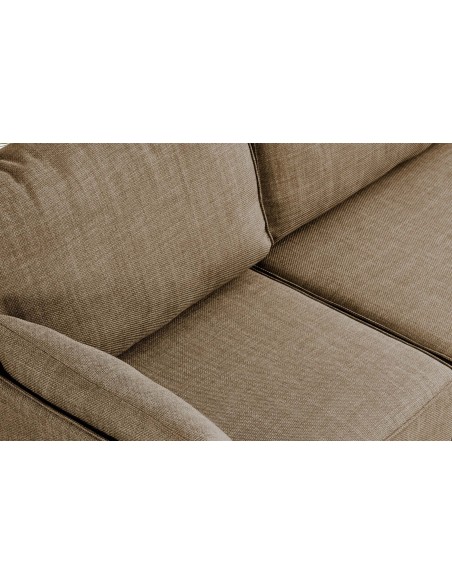 Sofa Modular Con Brazos Mou 2 Plazas + Chaiselongue Tejido Beige 186 X 183 X 93 Cm