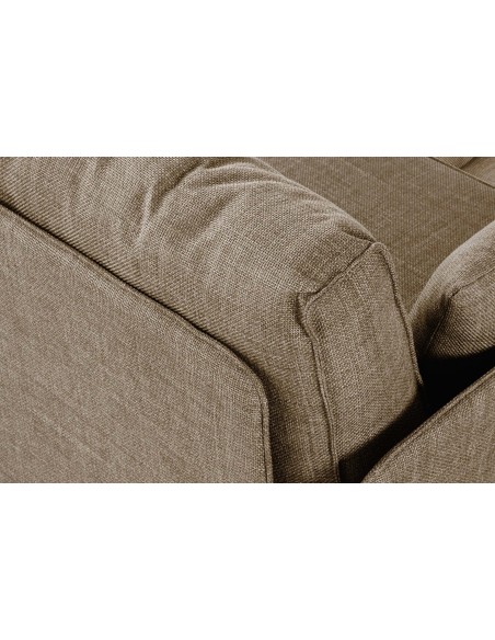 Sofa Modular Con Brazos Mou 4 Plazas + 2 Chaiselongue Tejido Beige 366 X 183 X 93 Cm