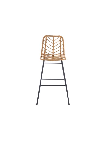 Taburete Alto Java Rattan Sintetico Pe