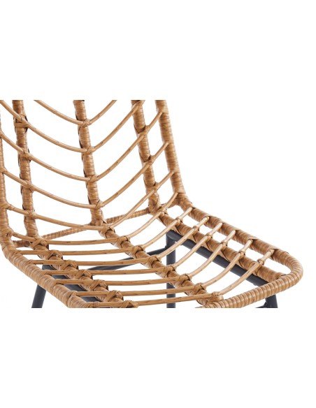 Taburete Alto Java Rattan Sintetico Pe