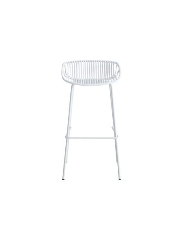 Taburete Alto Shell Blanco Taburete Alto Shell Blanco