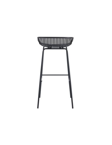 Taburete Alto Shell Negro Taburete Alto Shell Negro