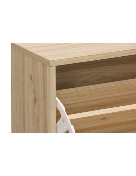 Zapatero Decor 60 X 24 Cm Pino / Rattan