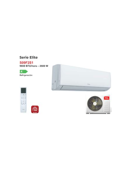 Aire Acondicionado Split Modelo TCL CLIMATIZACION S09F2S1