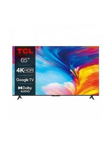 TCL TV/LED 65" UHD 4K, Smart TV, Google TV con Google Assistant incorporado, HDR10, Game Master, Dolby Audio, Hey Google,