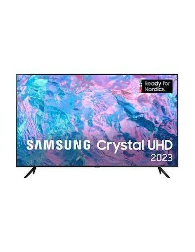 SAMSUNG TV/LED 85" Crystal UHD 4K, HDR 10+ (HLG), Smart TV Wifi, Diseño Slim, Asist. de voz Bixby y Alexa, Compatible: Google