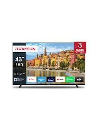 THOMSON TV/LED 43" FHD, Smart TV con Google TV (Android 12) , Wifi, , Bluetooth, Google Assistant, Chromecast integrado, Dolb