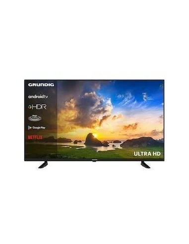 GRUNDIG TV/LED 43" UHD 4K, Android TV con Chromecast Built-In TM, Quad Core, HDR, Micro Dimming, Modo Gamer, Magic Fidelity,