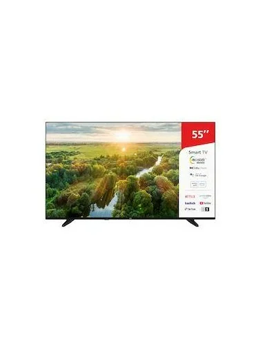 JVC TV/LED 55" UHD 4K, Smart TV, Wifi, FRAMELESS, Bluetooth, HDR10, DOLBY VISION, DOLBY ATMOS, DVB T2/S2, 3HDMI, 1 USB Grabad