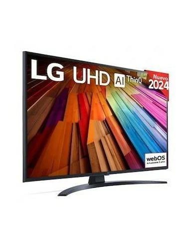 LG TV/LED 43'' UHD 4K, 60Hz, SmartTV webOS 24 con Control por voz con mando Magic, Google Assistant y Alexa Integrado, F. Asi