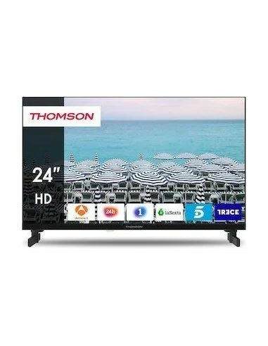 THOMSON TV/LED 24" HD, DVB-T/T2/C/S/S2, Modo Hotel, 3HDMI 2 USB 2.0