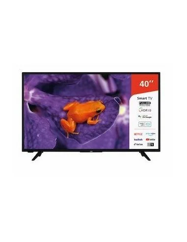 JVC TV/LED 40" FHD, Smart TV, Wifi, HDR10, Dolby Sound, USB Grabador, Stand laterales, ww Alexa, Modo Hotel, 2HDMI, 1USB