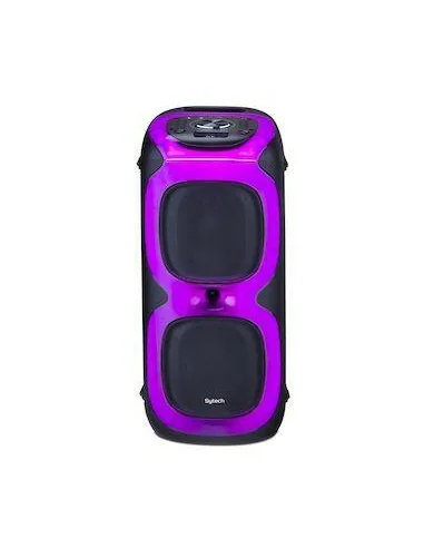 SYTECH Altavoz portatil Torre acustico portatil inalambrico, 60W (180W PMO), Karaoke, FM, Bluetooth, Microfono