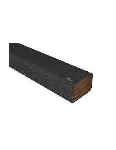 LG Barra de sonido Eco Friendly, 2.1 ch. 100w, AL Sound Pro, Subwoofer integrado, HDMI-ARC (Gris oscuro/Wengue)