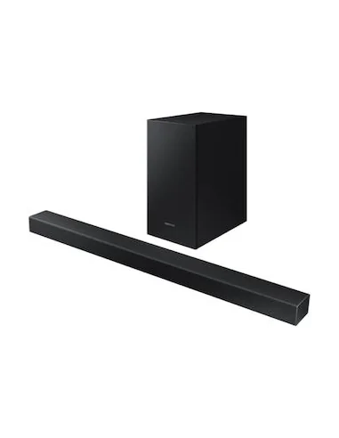 SAMSUNG Barra de sonido 150w, 2.1 Ch, Subwoofer cableado, Dolby digital, Bluetooth 4.2 power on, USB music playback