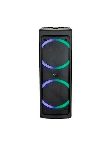 SYTECH Altavoz portatil Harmony Arc 300, 300w, Bluetooth, Entrada micro SD y USB, FM, Sintonizador FM, 2 entradas de microfon