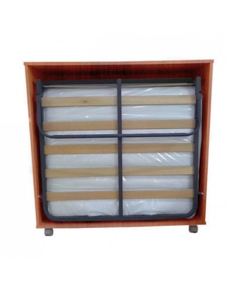 Mueble cama plegable cerezo