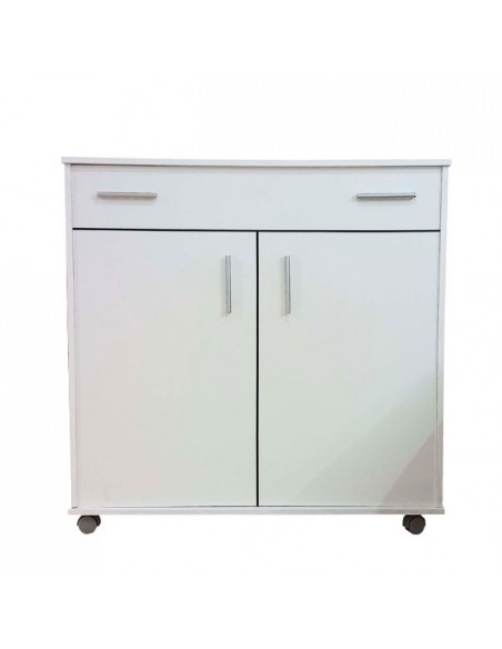 Cama mueble plegable blanco (plegatin)