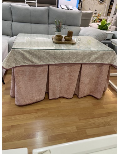 Ropa de Mesa Camilla Tejido Rústico...