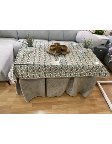 Ropa de Mesa Camilla Tejido Rústico...