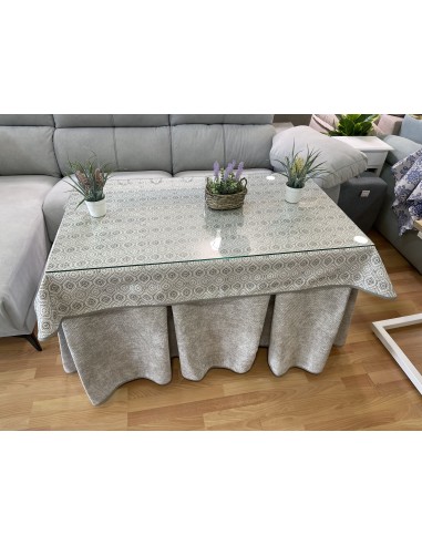 Ropa de Mesa Camilla Tejido Rústico...