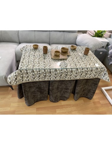 Ropa de Mesa Camilla Tejido Rústico...