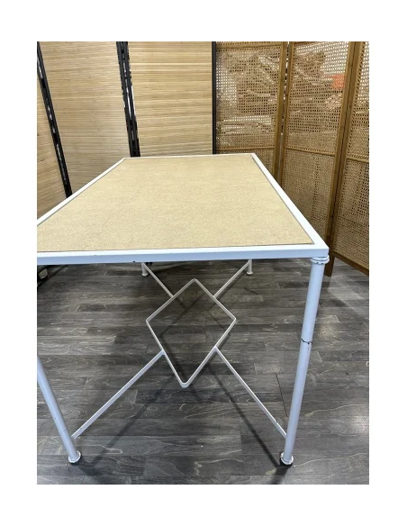 Mesa Camilla Rectangular Forja Fina - Tarima Diamante - Convertible