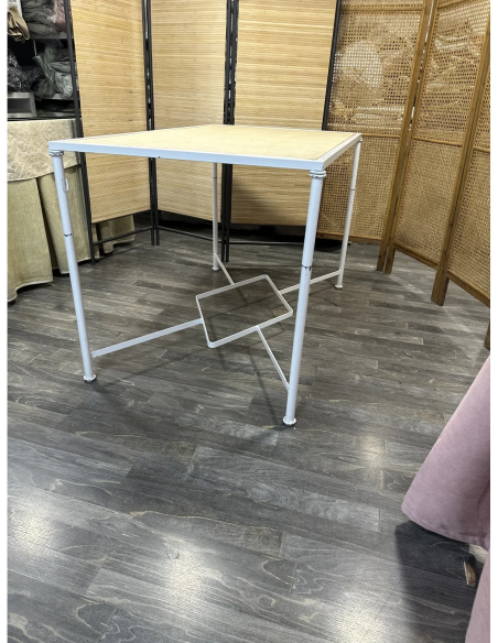 Mesa Camilla Rectangular Forja Fina - Tarima Diamante - Convertible