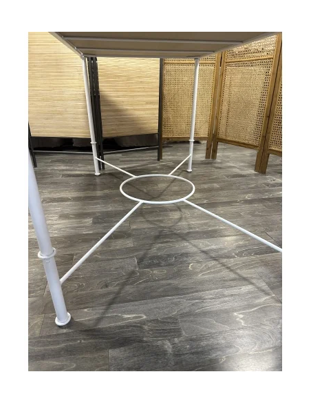 Mesa Camilla Rectangular Forja Fina - Tarima Redonda - Convertible